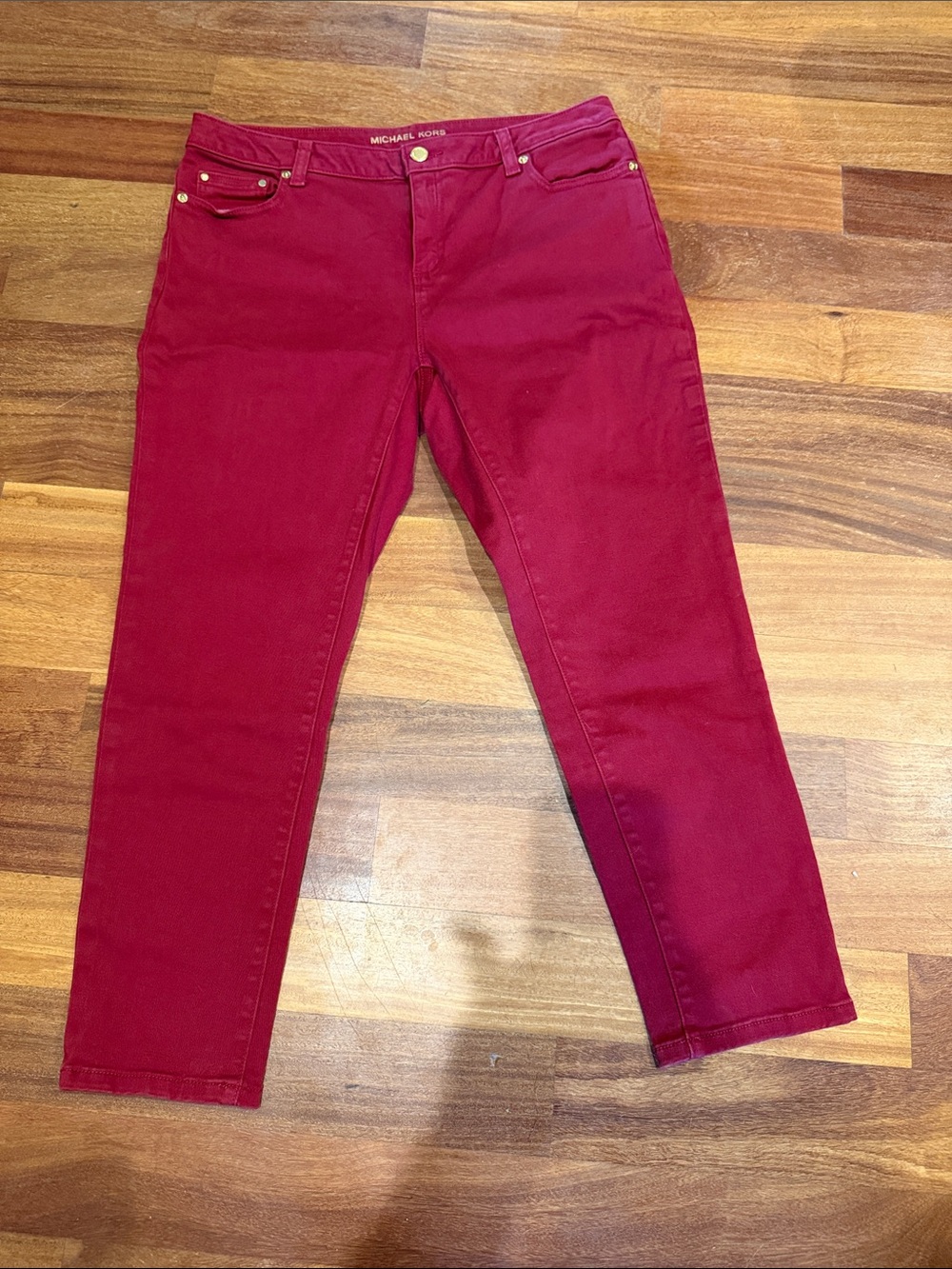 Michael Kors Women's Crimson Crop Ankle Jeans